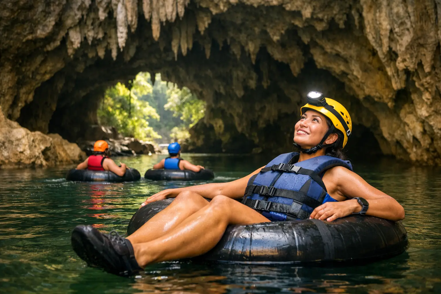 Can Non Swimmers Cave Tube in Belize?