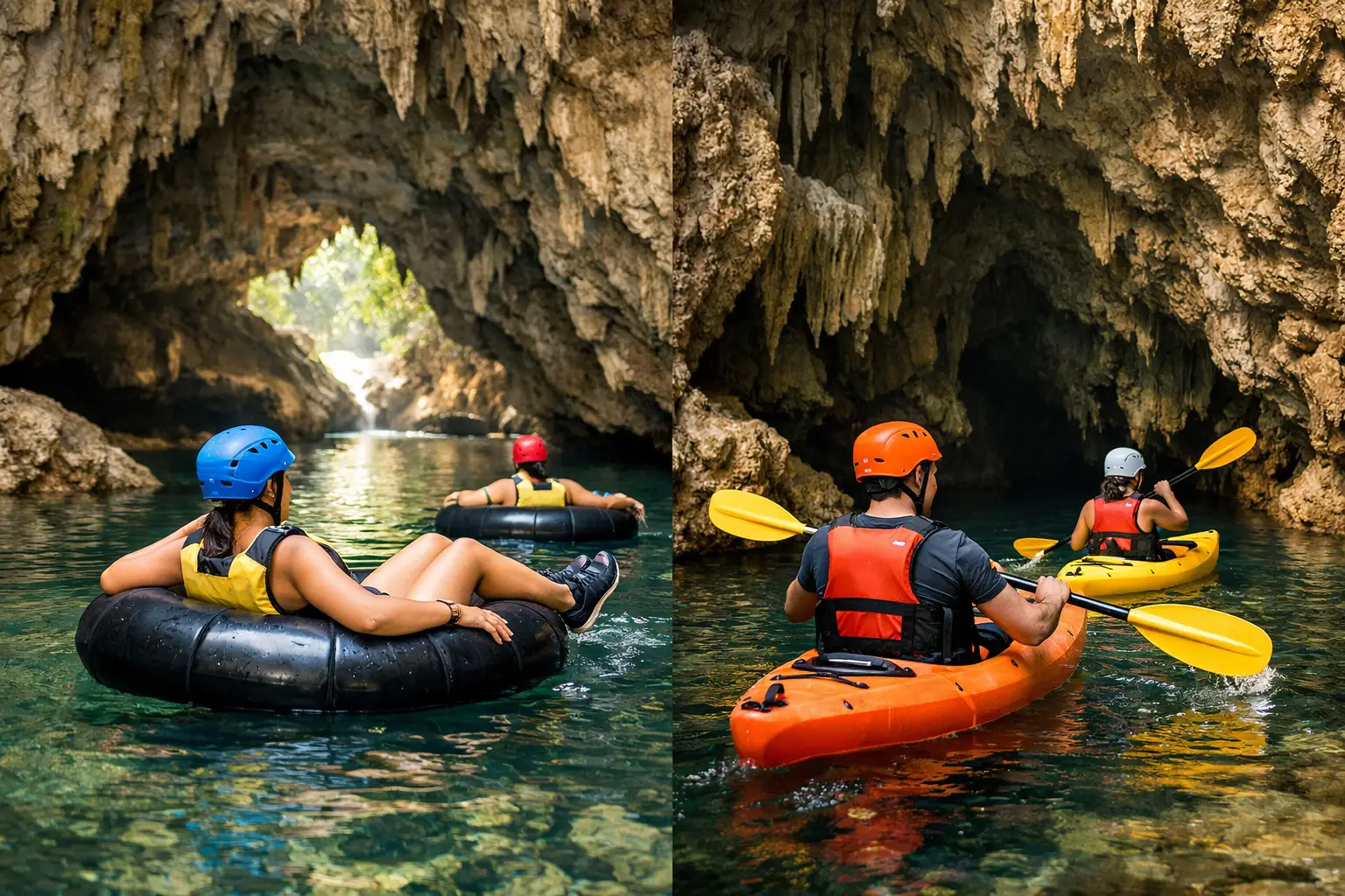 Cave Tubing vs Cave Kayaking in Belize
