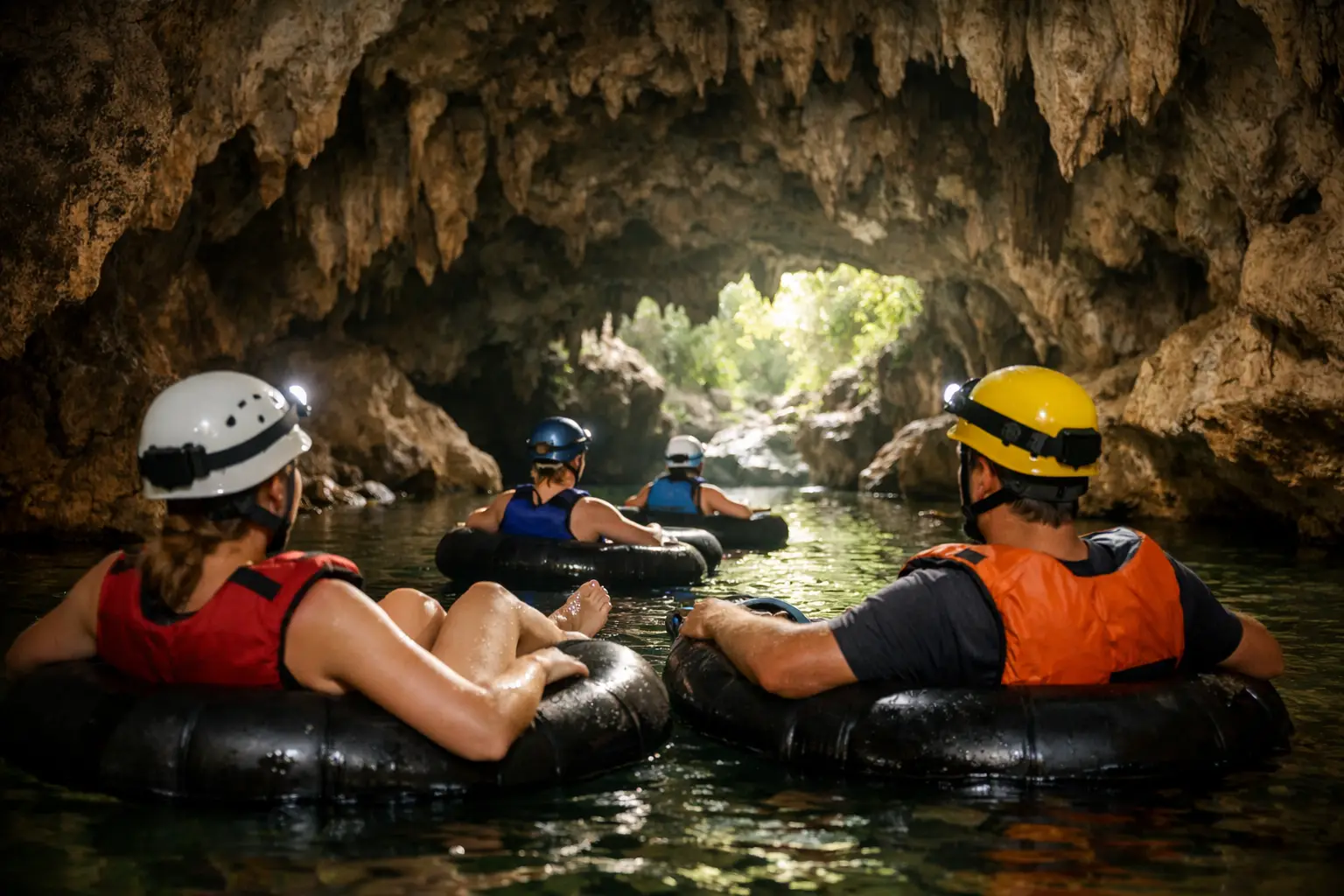 Private Cave Tubing Itinerary Example