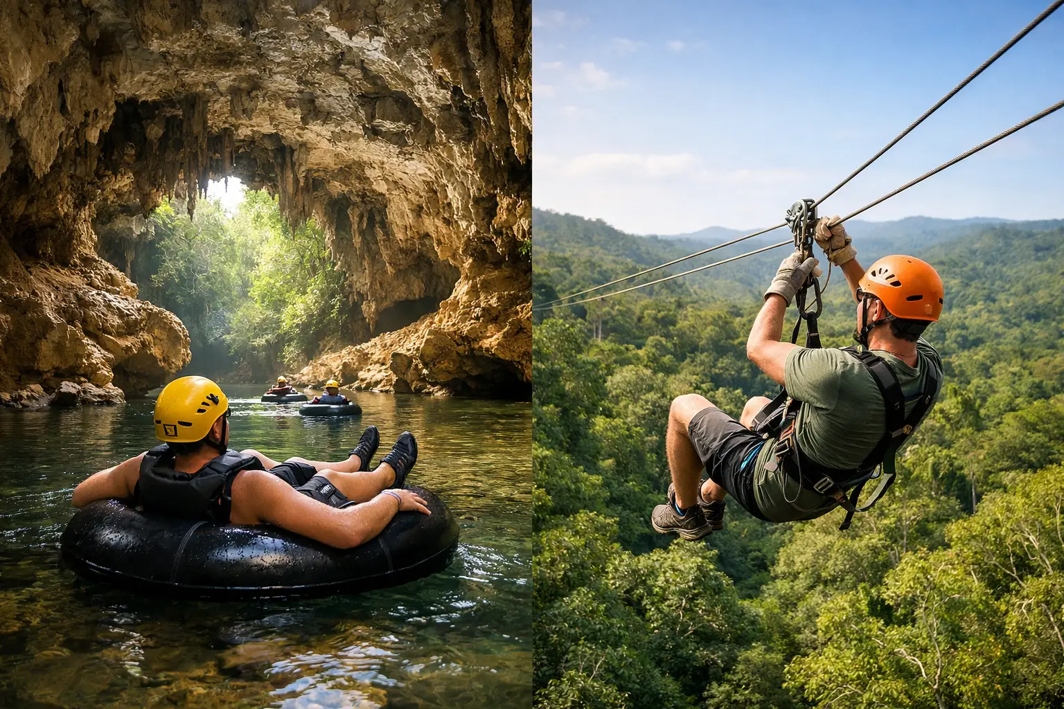 Cave Tubing vs Ziplining for Your Belize Day
